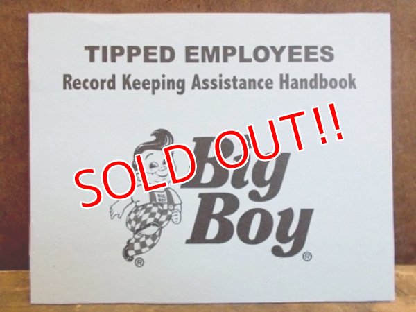 画像1: ct-120710-24 Big Boy / Tipped Employees Record Keeping Assistance Handbook