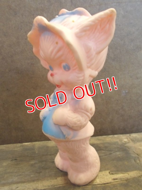画像2: t-121023-03 Sun Rubber / Ruth E Newton 50's Cat squeaky doll
