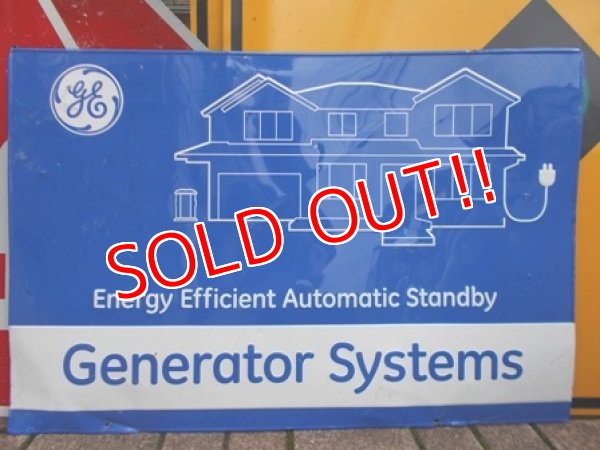 画像1: dp-120619-01 General Electric / Generator Systems sign