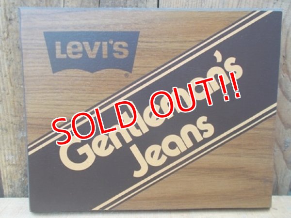 画像1: dp-120717-03 Levi's / 70's Gentleman's Jeans Store Display Sign