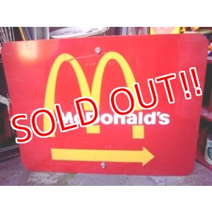 画像: dp-111215-01 McDonald's / Metal sign