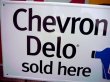 画像2: dp-120213-01 Chevron Oil / 1999 "Delo" Metal sign