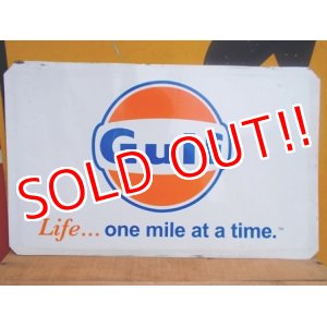 画像: dp-120805-01 Gulf / W-side metal sign