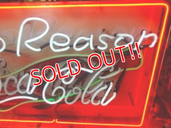 画像3: dp-120415-07 Coca Cola / "No Reason" Neon sign