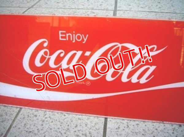 画像2: dp-111121-09 Coca Cola / 80's Vending Machine Plastic sign