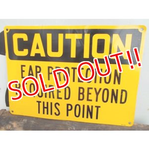画像: dp-120705-39 Vintage Steel Sign "CAUTION"