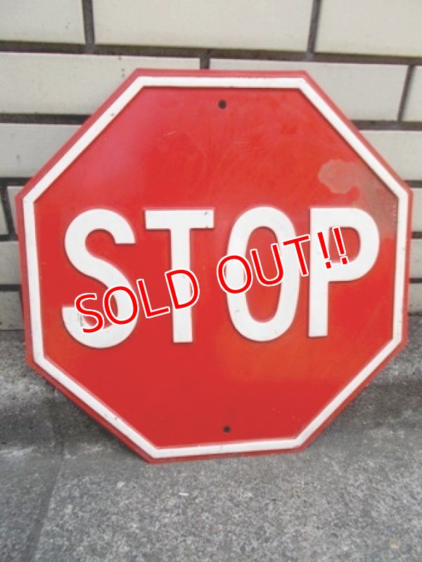 画像1: dp-120804-08 Vintage Road Sign "STOP"