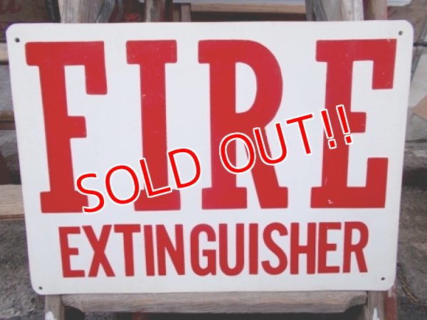 画像1: dp-130307-02 FIRE EXTINGUISHER Plastic Sign