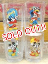 画像: gs-120417-01 Mickey Mouse / McDonald's Millennium glass Set of 4