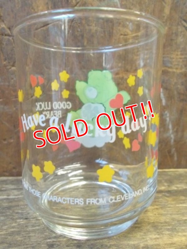 画像3: gs-130205-04 Care Bears / 1986 Mini Glass "Good Luck Bear"
