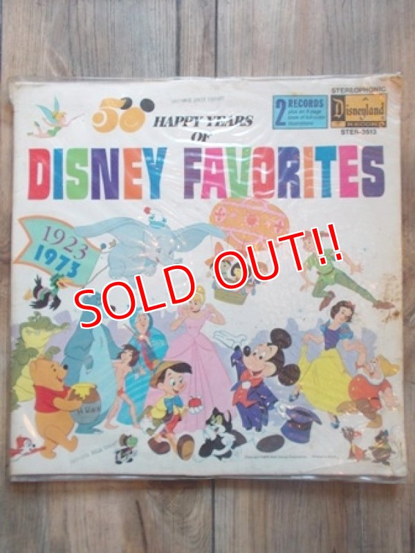 画像2: ct-120802-02 Walt Disney's / Disney Favorite 1923-1973 70's Record