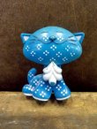 画像1: av-121023-03 AVON / 70's Fragrance Grace Pins "Blue Kitty"