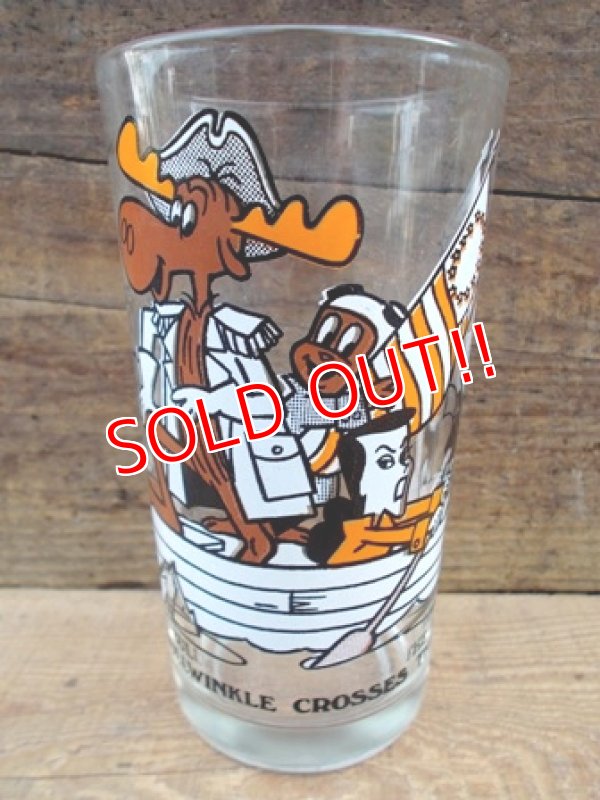 画像1: gs-120904-05 Rocky & Bullwinkle / 70's glass