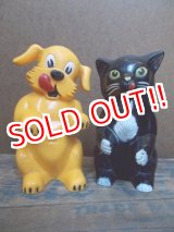 画像: ct-130508-02 Ken-L-Ration / Dog & Cat 50's Salt & Pepper Shaker