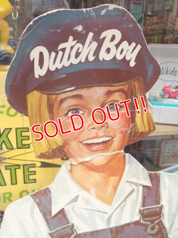 画像2: dp-130512-01 Dutch Boy / Vintage Cardboard Stand