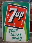 画像1: dp-130512-02 7up / 60's Metal sign