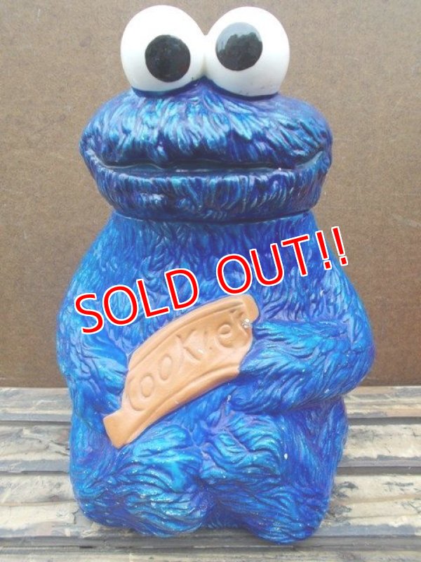 画像1: ct-130607-03 Cookie Monster / 70's Ceramic Cookie Jar