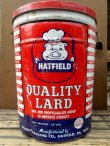 画像1: dp-130508-02 HATFIELD / Vintage Lard Tin