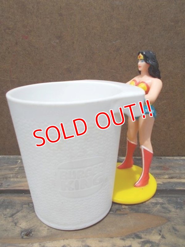 画像1: ct-130512-11 Wonder Woman / Burger King 80's Plastic mug