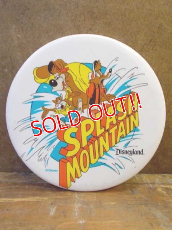 画像1: pb-100626-05 Disneyland  / '90s SPLASH MOUNTAIN Pinback