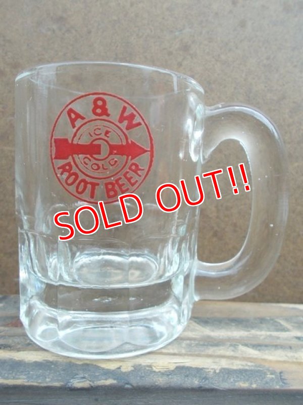 画像1: gs-130615-01 A&W / Mini Beer Mug (Old logo)