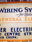 画像3: dp-121120-02 General Electric / 40's-50's Wiring System Advertising Poster 