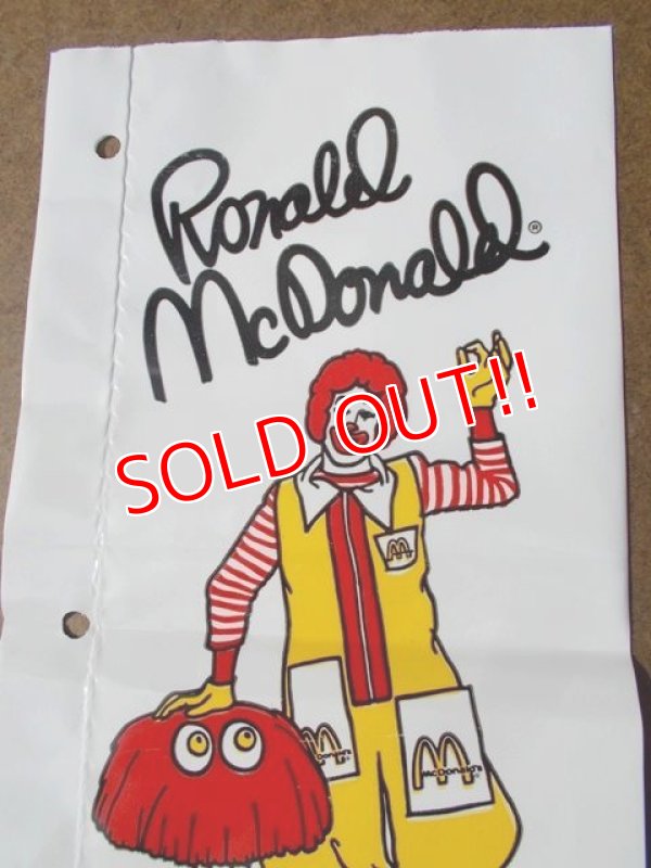 画像2: ct-130625-21 McDonald's / Ronald McDonald Vinyl Pencil Case