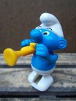 画像1: ct-130702-39 Smurf / Galoob 80's Walking Smurf  "Trumpet"