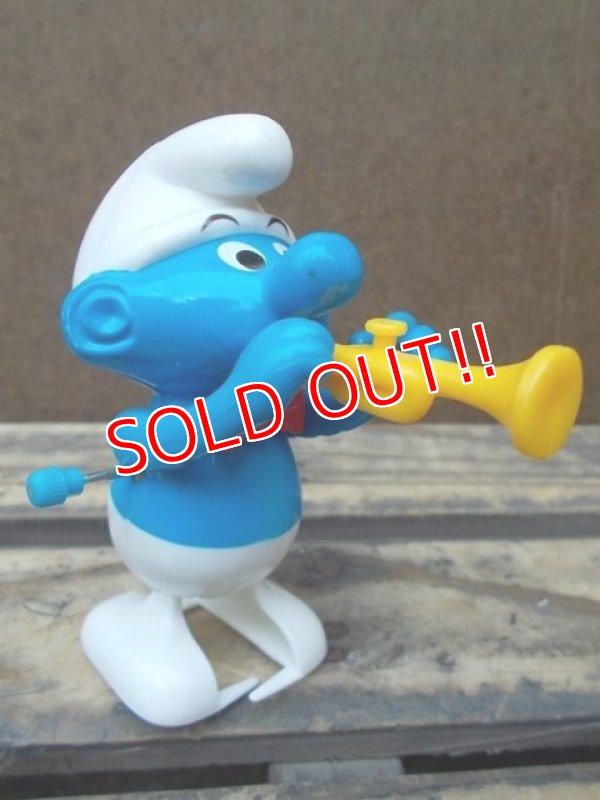 画像2: ct-130702-39 Smurf / Galoob 80's Walking Smurf  "Trumpet"