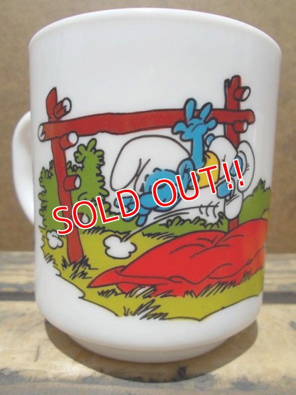 画像3: gs-130716-12 Smurf / 1984 Milk glass mug (France)