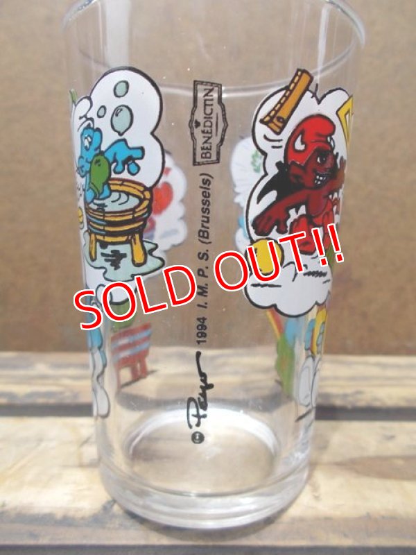 画像5: gs-130716-09 Smurf / IMP Benedictin 1994 glass