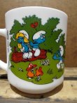 画像3: gs-130716-13 Smurf / 1986 Milk glass mug (France)