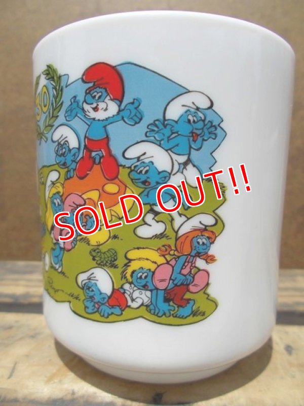 画像4: gs-130716-15 Smurf / 1988 Milk glass mug (France)