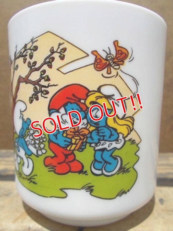 画像4: gs-130716-14 Smurf / 1987 Milk glass mug (France)