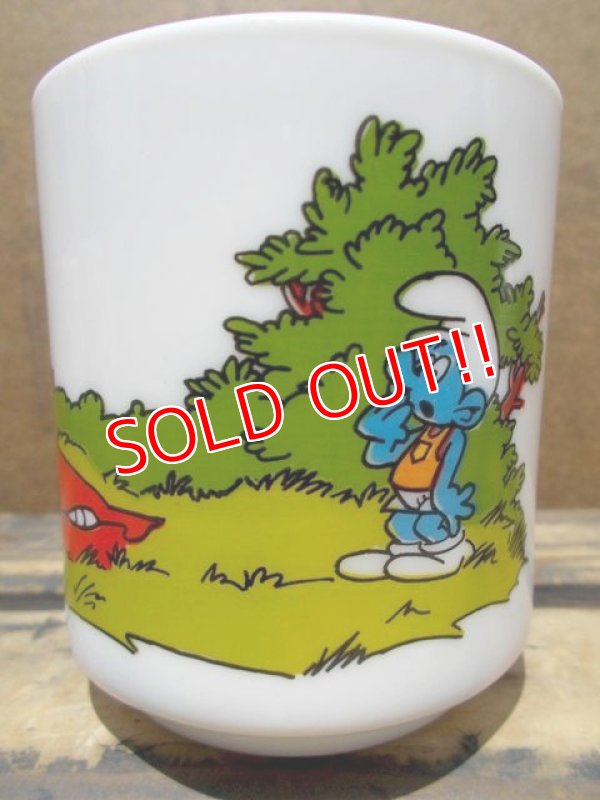 画像2: gs-130716-12 Smurf / 1984 Milk glass mug (France)