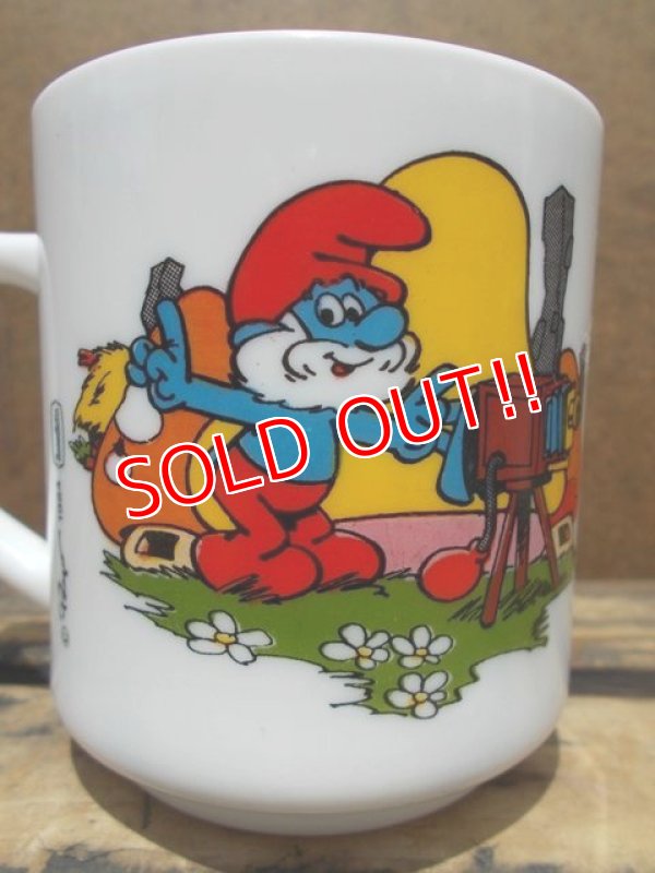 画像3: gs-130716-11 Smurf / 1984 Milk glass mug (France)