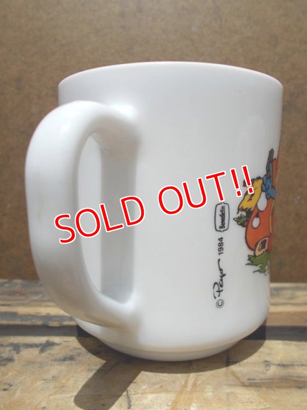 画像5: gs-130716-11 Smurf / 1984 Milk glass mug (France)