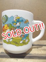 画像: gs-130716-15 Smurf / 1988 Milk glass mug (France)