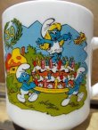 画像2: gs-130716-15 Smurf / 1988 Milk glass mug (France)