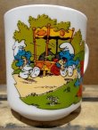 画像2: gs-130716-13 Smurf / 1986 Milk glass mug (France)