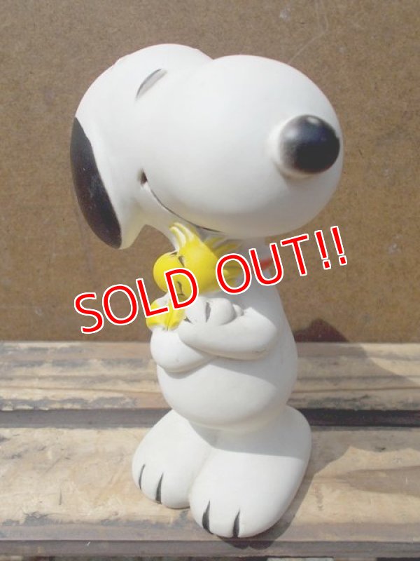 画像1: ct-130716-47 Snoopy & Woodstock / 80's Vinyl Squeak Toy