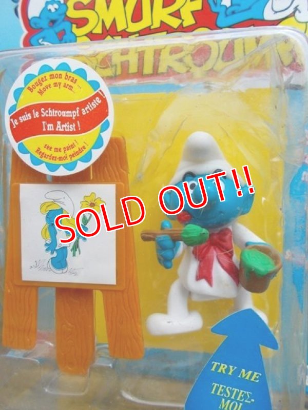 画像2: ct-130702-23 Smurf / 90's Action figure "Painter Smurf"