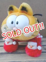 画像: ct-120209-33 Garfield / DAKIN 80's Plush doll "Santa sox"
