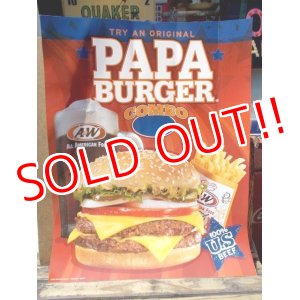 画像: ad-130707-03 A&W / 2006 Papa Burger Combo Poster