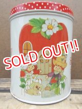 画像: ct-130716-22 Strawberry Shortcake / 80's Tin Canister (S)