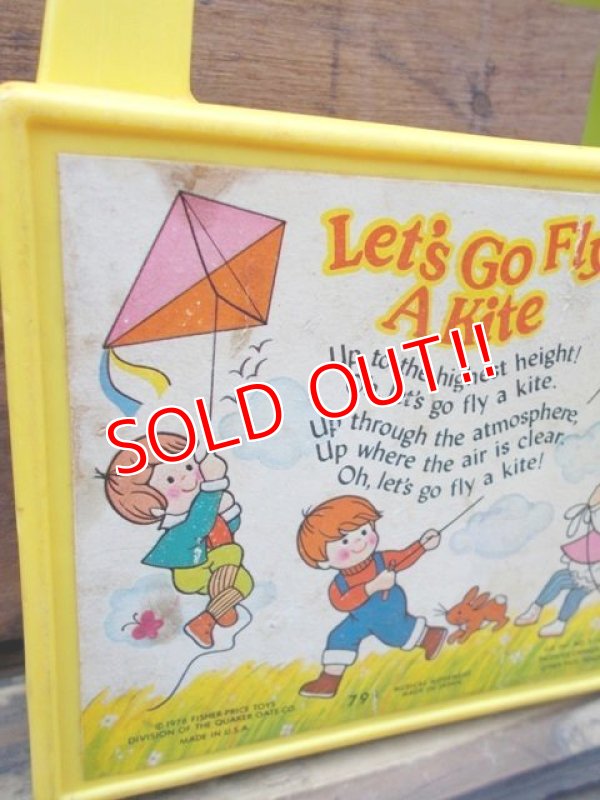 画像5: fp-130416-04 Fisher-Price / 1978 Pocket Radio "Let's Go Fly A Kite" #791