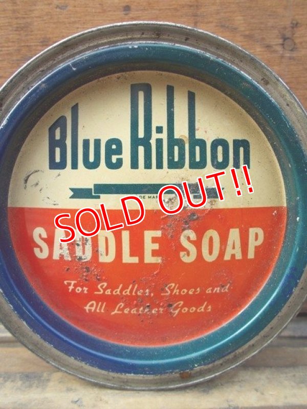 画像2: dp-130801-12 Blue Ribbon / Vintage Saddle Soap Can