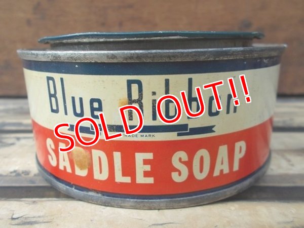 画像3: dp-130801-12 Blue Ribbon / Vintage Saddle Soap Can