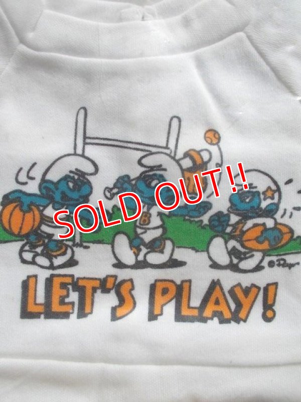 画像2: ct-130702-28 Smurf / 80's Plush doll T-Shirt "Let's Play!"