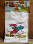 画像1: ct-130702-27 Smurf / 80's Plush doll T-Shirt "Super Smurf"